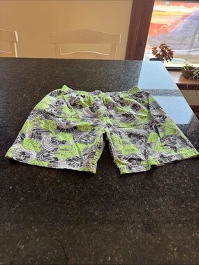 Gizmo - Neon Green and Black - Men’s Patterned Shorts